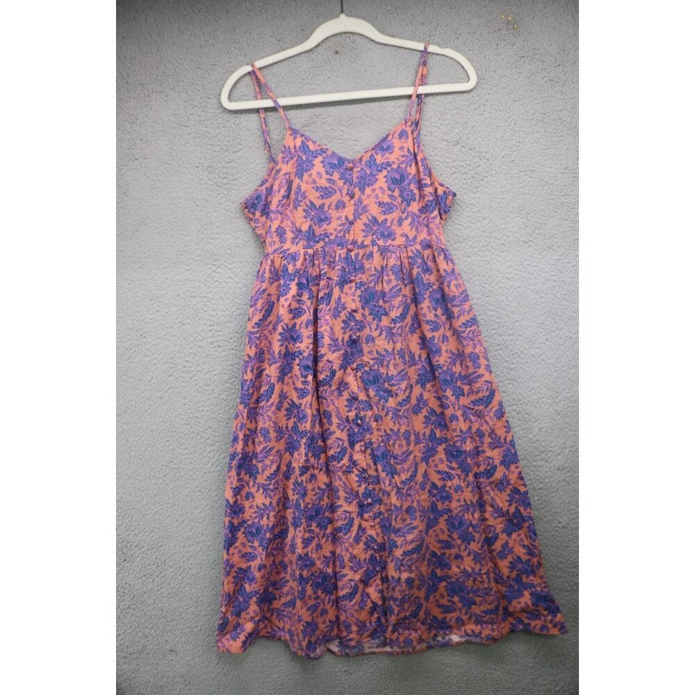 Universal Thread Babydoll Dark Floral Sundress-Small-Backless-Whimsigoth-Beachy